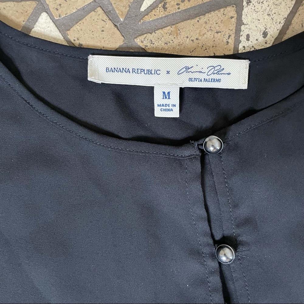 Banana Republic x Olivia Palermo Empire Blouse M - Picture 9 of 11